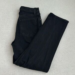 Abercrombie & Fitch Black Straight Leg Jeans
